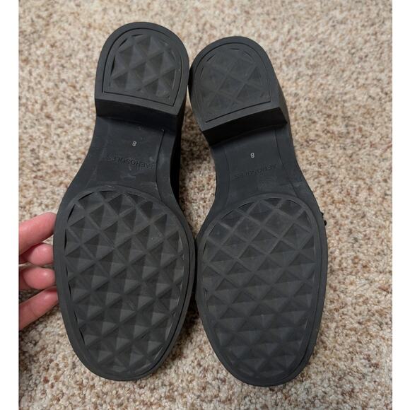 AEROSOLES GIBES Black Suede, tasseled Loafer/Women's Dress Shoes/pumps; size 8 - Picture 8 of 13